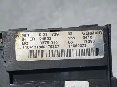Pezzo di ricambio per auto di seconda mano interruttore di avviamento per mini mini (r56) one riferimenti oem iam 9231739  11060372