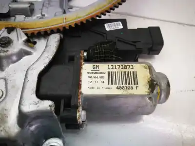 Peça sobressalente para automóvel em segunda mão elevador de vidros dianteira esquerda por opel corsa 3 c 1.3 cdti 70ch manual referências oem iam 13173073 6 pins 