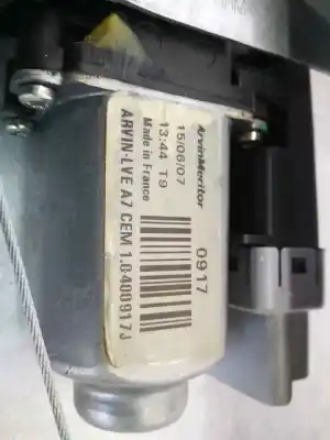 Pièce détachée automobile d'occasion léve glace avant gauche pour peugeot 207 1.4 hdi références oem iam  6 pins 400917j