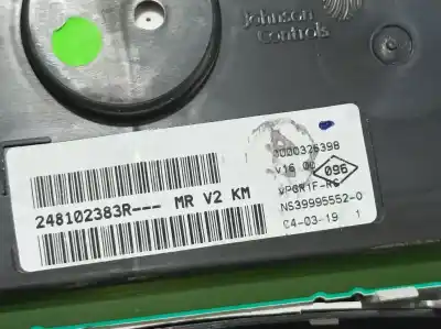 Pezzo di ricambio per auto di seconda mano pannello degli strumenti per dacia sandero essential riferimenti oem iam 248102383r  ns399955520