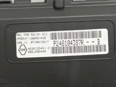 Peça sobressalente para automóvel em segunda mão quadrante por renault kangoo profesional referências oem iam p248104387r  ns32155451z
