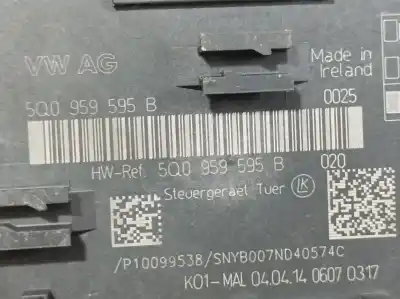 Second-hand car spare part electronic module for audi a3 sportback (8va) attraction oem iam references 5q0959595b  