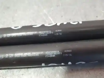 Peça sobressalente para automóvel em segunda mão amortecedor do capô por renault captur intens referências oem iam 654709991r 280n 