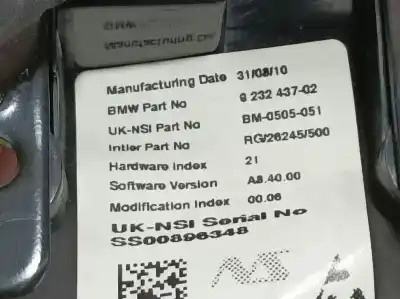 Second-hand car spare part dashboard for mini mini (r56) one oem iam references 923243702  bm0505051