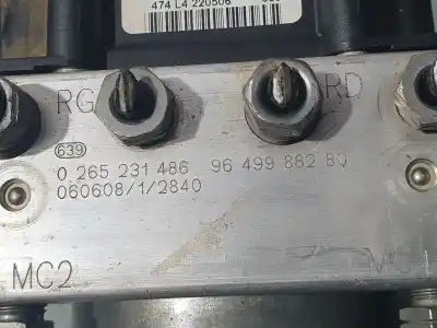 Peça sobressalente para automóvel em segunda mão abs por citroen c4 coupe collection referências oem iam 964998820  0265231486