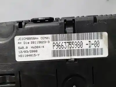 Peça sobressalente para automóvel em segunda mão quadrante por citroen c4 picasso seduction referências oem iam 9663755980  ns1104015y