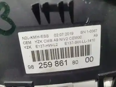 Peça sobressalente para automóvel em segunda mão quadrante por peugeot 208 style referências oem iam 9825986180  