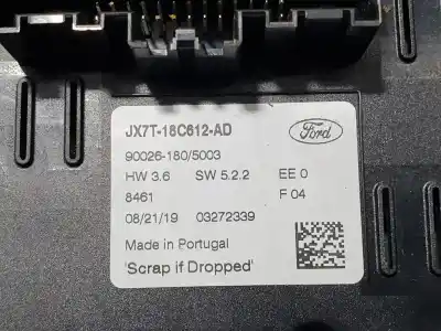 Peça sobressalente para automóvel em segunda mão comando de sofagem (chauffage / ar condicionado) por ford focus st-line referências oem iam jx7t18c612ad  03272339