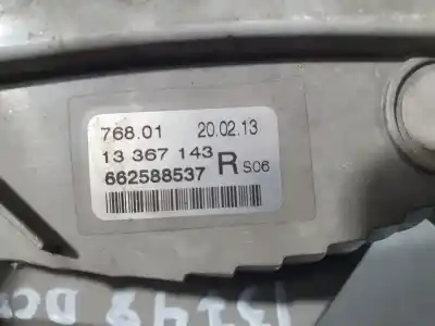 Second-hand car spare part front right headlight for opel astra j lim. 4türig selection oem iam references 13367143  662588537