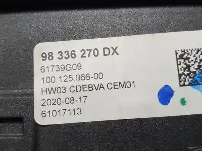 Автозапчасти б/у рычаг переключения передач за ds 7 crossback be chic ссылки oem iam 98336270dx  