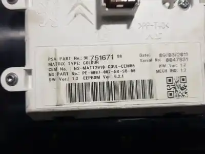 Peça sobressalente para automóvel em segunda mão quadrante por citroen c4 lim. seduction referências oem iam 9675167180  pe0007002nrsb00