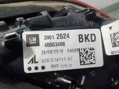 Second-hand car spare part right tailgate light for opel corsa e color edition ecoflex oem iam references 39012624  