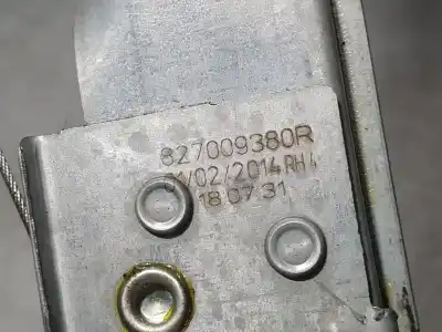 Second-hand car spare part rear right window regulator for renault captur dynamique oem iam references 827009380r  