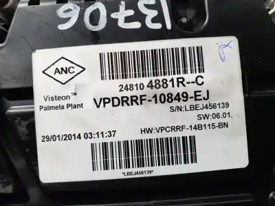 Peça sobressalente para automóvel em segunda mão quadrante por renault captur dynamique referências oem iam 248104881r  vpdrrf10849ej