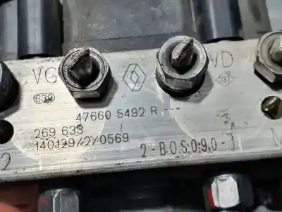 Second-hand car spare part abs for renault captur dynamique oem iam references 476605492r  269633