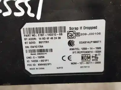 Second-hand car spare part electronic module for ford focus lim. business oem iam references e1bt14d212sb  1259141505