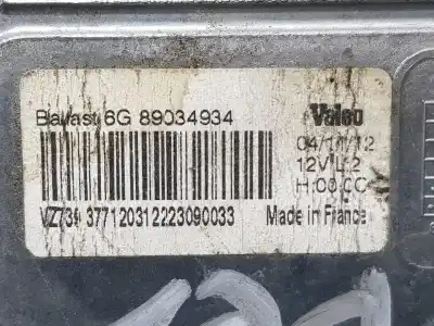 Second-hand car spare part light control unit for peugeot 508 business line oem iam references 89034934  