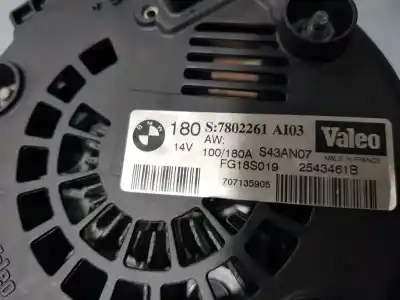 Pièce détachée automobile d'occasion alternateur pour bmw serie 3 berlina (e90) (2004->) 2.0 320d [2.0 ltr. - 130 kw turbodiesel cat] références oem iam 7802261  2543461b