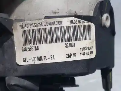 Second-hand car spare part left fog light for jeep compass limited oem iam references 04805857ab  