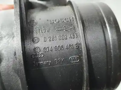 Second-hand car spare part flowmeter for seat toledo (5p2) stylance / style oem iam references 074906461b  0281002461
