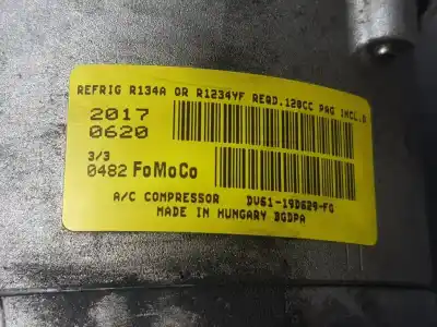 Peça sobressalente para automóvel em segunda mão compressor de ar condicionado a/a a/c por ford focus lim. business referências oem iam dv6119d629fg  