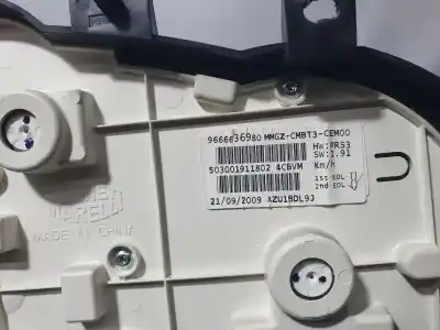 Peça sobressalente para automóvel em segunda mão quadrante por peugeot 206+ básico referências oem iam 9666636980  503001911802