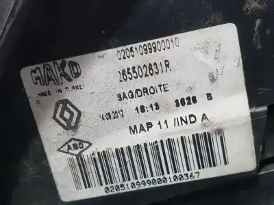 Автозапчасти б/у правый задний фонарь за renault clio iv dynamique ссылки oem iam 265502631r  2051099900010