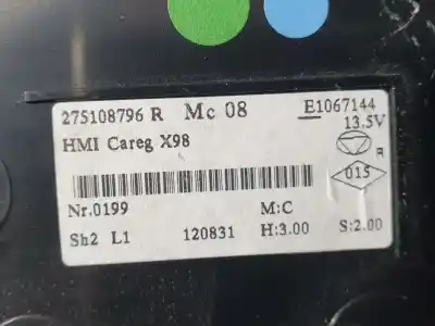 Second-hand car spare part climate control for renault clio iv dynamique oem iam references 27510896r  e1067144