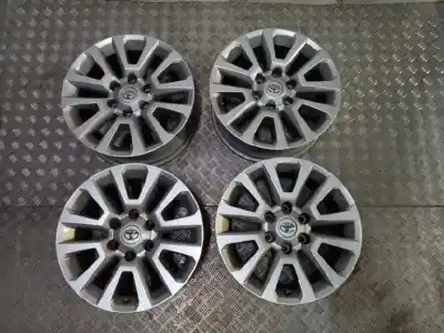 Peça sobressalente para automóvel em segunda mão jogo de jantes por toyota land cruiser prado (_j15_) 2.8 d-4d (gdj150_ gdj155_ gdj150) referências oem iam  aluminio 7 , 5x18 6 torn et 25 