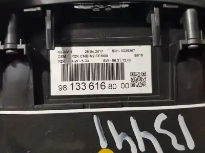 Peça sobressalente para automóvel em segunda mão quadrante por citroen c3 feel referências oem iam 98133616800  sn10228267