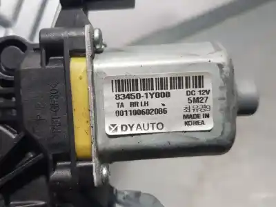 Peça sobressalente para automóvel em segunda mão elevador de vidros traseiro esquerdo por kia picanto concept referências oem iam 834501y000 dy auto electrico 2 pins 1100602086