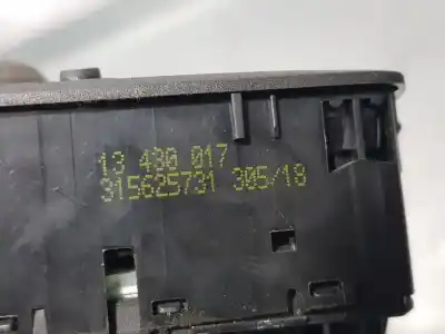 Second-hand car spare part left front power window switch for opel corsa e color edition ecoflex oem iam references 13430017  315625731