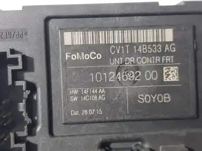 Peça sobressalente para automóvel em segunda mão módulo eletrônico por ford fiesta (ccn) ambiente referências oem iam cv1t14b533ag  1012469200