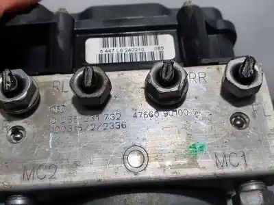 Second-hand car spare part abs for nissan note (e11e) naru edition oem iam references 476609u100  0265231732