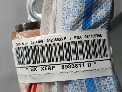 Peça sobressalente para automóvel em segunda mão airbag de cortina dianteiro direito por citroen c3 feel referências oem iam 981185798  34206935f