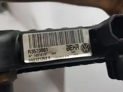 Second-hand car spare part water radiator for seat ibiza (6j5) stylance / style oem iam references 6r01212530  r3570001