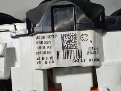 Peça sobressalente para automóvel em segunda mão comando de sofagem (chauffage / ar condicionado)  por citroen c3 live referências oem iam 9823822777  