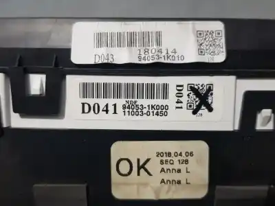 Peça sobressalente para automóvel em segunda mão quadrante por hyundai ix20 gls comfort referências oem iam 640531k000  1100301450