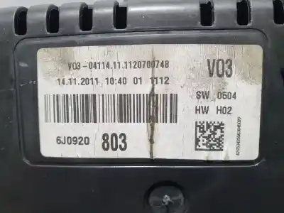 Peça sobressalente para automóvel em segunda mão quadrante por seat ibiza (6j5) reference referências oem iam 6j0920803  a2c53435503