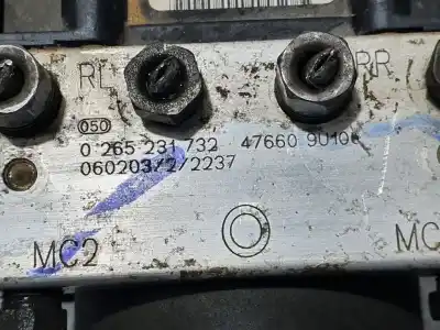 Second-hand car spare part abs for nissan note (e11e) visia oem iam references 476609u10  0265231732