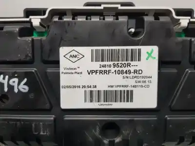 Peça sobressalente para automóvel em segunda mão quadrante por renault captur intens referências oem iam 248109520r  vpfrrf10849rd
