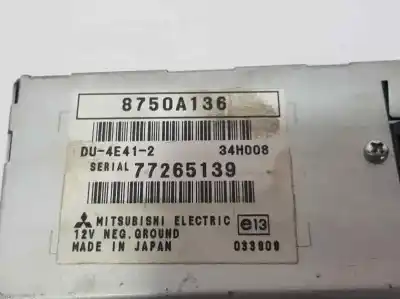 Автозапчасти б/у многофункциональный дисплей за mitsubishi grandis (na0w) 2.0 di-d inform ссылки oem iam 875a136  77265139