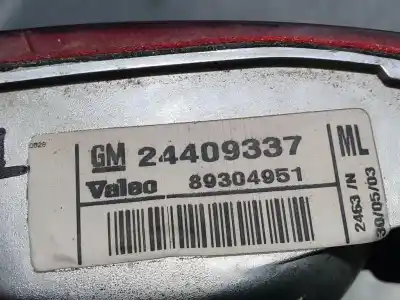 Pezzo di ricambio per auto di seconda mano lampada paraurti posteriore sinistra per opel corsa c comfort riferimenti oem iam 24409337  89304951