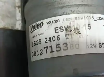 Peça sobressalente para automóvel em segunda mão motor de arranque por citroen c3 feel referências oem iam 9812715380  esw1015