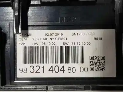 Peça sobressalente para automóvel em segunda mão quadrante por citroen c3 feel referências oem iam 983214048000  sn10880089