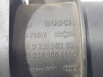 Автозапчасти б/у расходомер воздуха за seat ibiza (6j5) reference ссылки oem iam 038906461b  0281002531