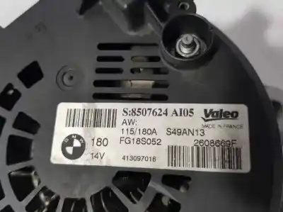 Second-hand car spare part alternator for bmw x1 (e84) sdrive 18 d oem iam references 8507624ai05  2608669f