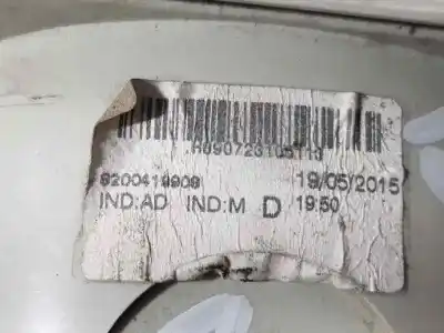 Second-hand car spare part rear right light bumper for renault kangoo furgón professional oem iam references 8200419908  