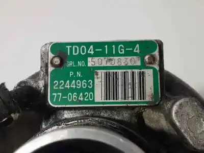 Peça sobressalente para automóvel em segunda mão turbocompresor por opel omega b cd berlina referências oem iam 2244963  5070830