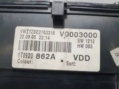 Автозапчасти б/у приборная доска за volkswagen caddy ka/kb (2k) kombi ссылки oem iam 1t0920862a  110080217023